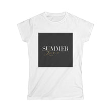 Load image into Gallery viewer, Summer Lover Women's Tee — 'Summer Love' Minimalist Graphic Shirt