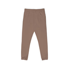 Load image into Gallery viewer, Fleece Sweatpants — 'Strong Like Those Shoes' Vertical Text Joggers
