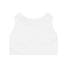Load image into Gallery viewer, I Love Me More Than Men Sports Bra — Feminist Self-Love Activewear
