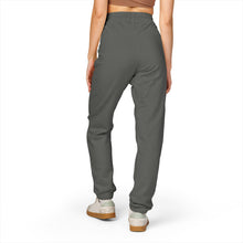 Load image into Gallery viewer, Fleece Sweatpants — 'Strong Like Those Shoes' Vertical Text Joggers
