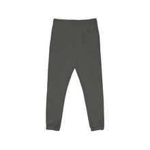 Load image into Gallery viewer, Fleece Sweatpants — 'Strong Like Those Shoes' Vertical Text Joggers
