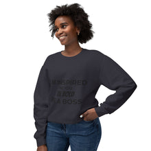 Load image into Gallery viewer, Be Inspired "Be Bold Be A Boss" Crewneck Sweatshirt

