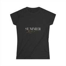 Load image into Gallery viewer, Summer Lover Women's Tee — 'Summer Love' Minimalist Graphic Shirt
