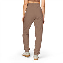 Load image into Gallery viewer, Fleece Sweatpants — 'Strong Like Those Shoes' Vertical Text Joggers
